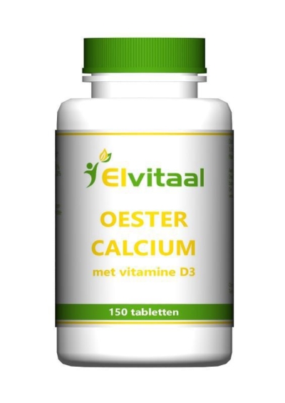 Elvitaal oestercalcium + vitamine d3 150st  drogist