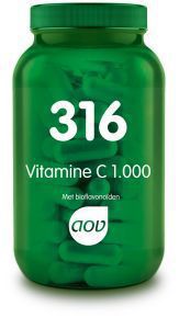 Foto van Aov 316 vitamine c 1000 mg bioflavonoiden 50 mg 180tab via drogist