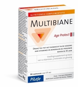 Foto van Pileje multibiane age protect 30cap via drogist