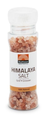 Foto van Mattisson himalaya zout grof gemalen 180g via drogist