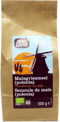 Foto van Ekoland polenta (maisgriesmeel) 500g via drogist