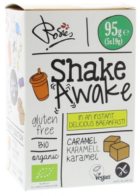 Rosies shake awake caramel bio 19 gram 5x19g  drogist
