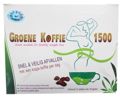 Leptin green coffee1500 14x15g  drogist
