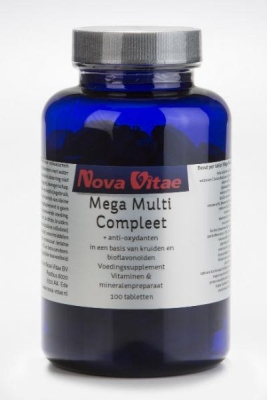 Foto van Nova vitae mega multi compleet 100tab via drogist