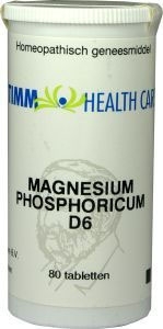Foto van Timm health care magnesium phos d6 7 80tab via drogist