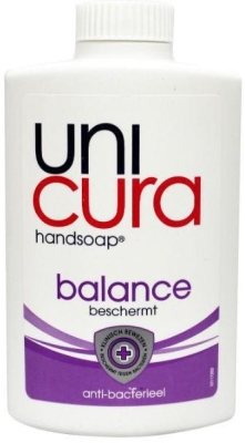 Foto van Unicura handsoap balance navul 250ml via drogist