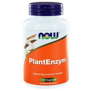 Foto van Now plant enzymes 120 capsules via drogist