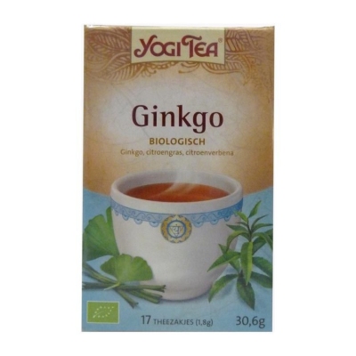 Foto van Yogi tea ginkgo 17st via drogist