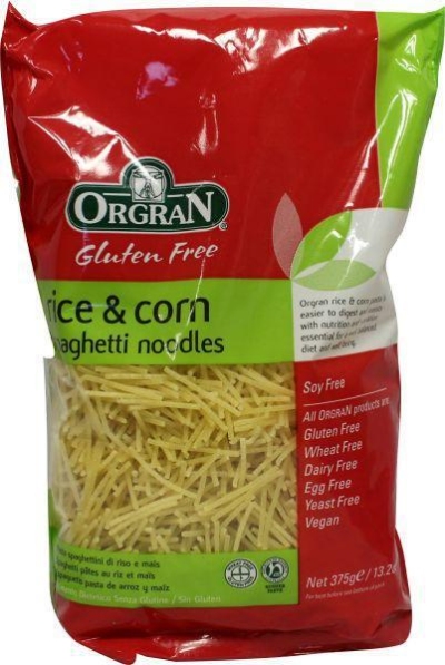 Foto van Orgran riso mais spaghetti noodles 375g via drogist