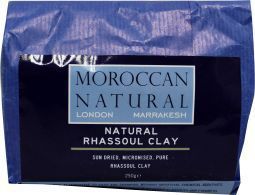 Foto van Moroccan natural rhassoul clay sachets 5 x 50 gram 250g via drogist