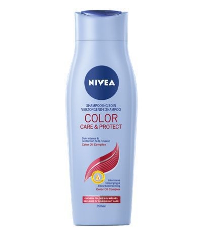 Foto van Nivea shampoo color crystal gloss 250ml via drogist