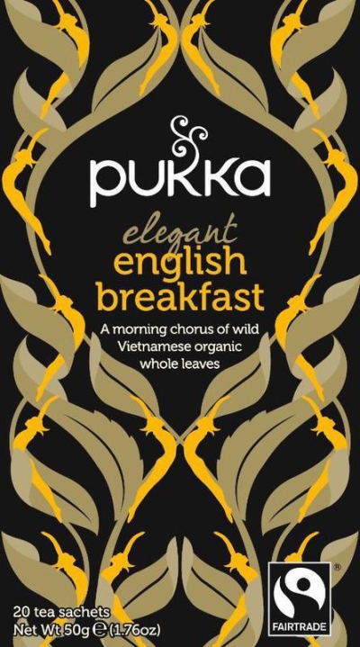 Foto van Pukka thee elegant english breakfast 20zk via drogist