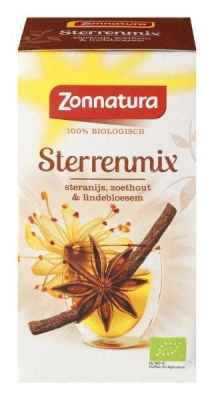 Foto van Zonnatura sterrenmix thee verwarmend bio 20st via drogist