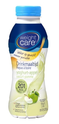Foto van Weight care drinkmaaltijd yoghurt & appel 330ml via drogist