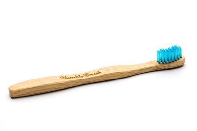 Foto van Humble brush tandenborstel blauw kids brush soft 1st via drogist