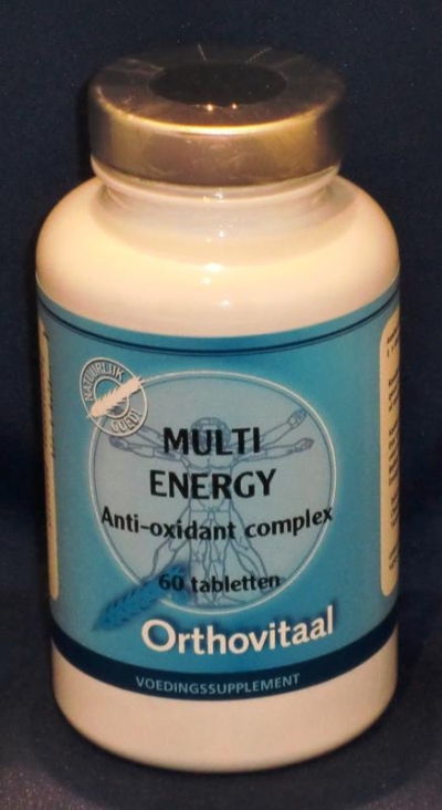 Foto van Orthovitaal multi energy super antioxidants 180tab via drogist