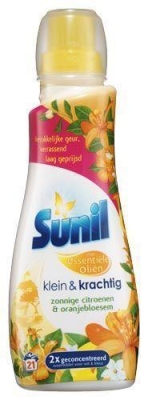 Foto van Sunil wasmiddel klein & krachtig zonnige citroen 735ml via drogist
