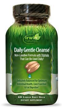 Irwin naturals daily gentle cleanse 60sft  drogist