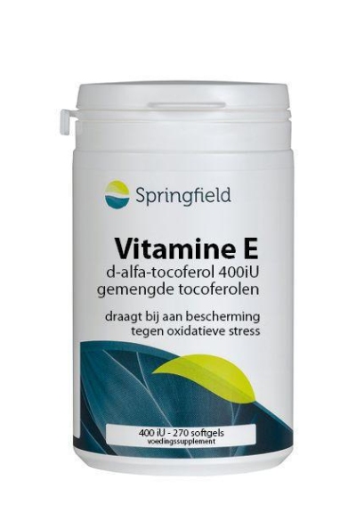 Foto van Springfield vitamine e 400ie 270sft via drogist