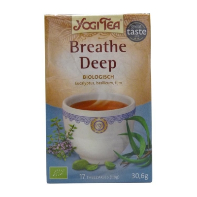 Foto van Yogi tea breathe deep 17st via drogist