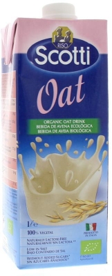 Foto van Riso scotti oat drink natural 1000ml via drogist