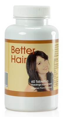 Foto van Better hair voedingssupplementen haar voor vrouwen 60 tabletten via drogist