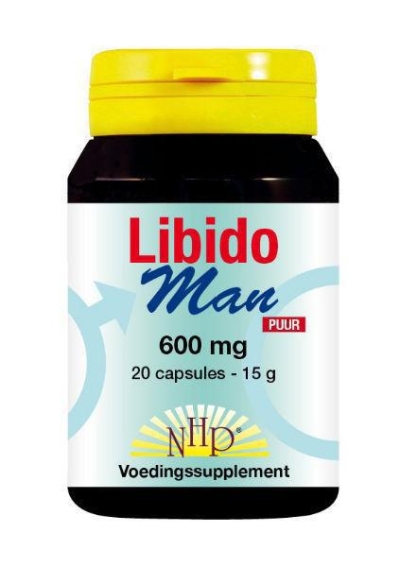 Foto van Nhp libido man 600 mg puur 20ca via drogist