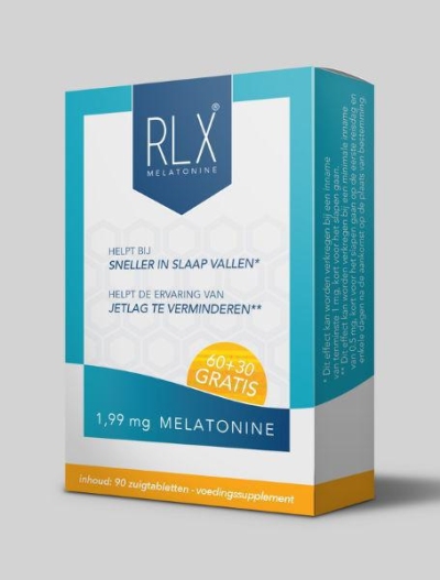 Foto van Rlx melatonine zuigtablet 1.99 mg 90tb via drogist
