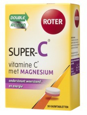 Roter super c + magnesium kauwtabletten 30st  drogist