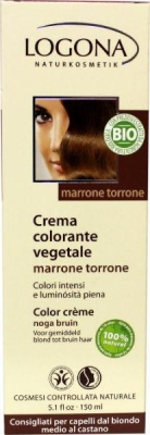 Foto van Logona color creme nougat brown 150ml via drogist