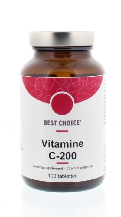 Foto van Best choice vitamine c 200 mg & bioflavonoiden 100tab via drogist