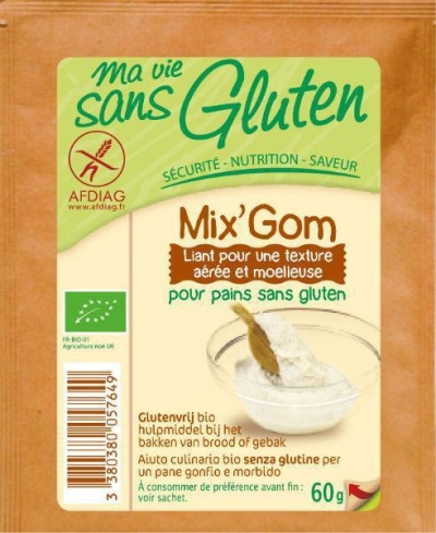 Foto van Ma vie sans bindmiddel voor brood en gebak bio - glutenvrij 60g via drogist