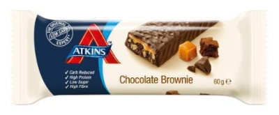 Foto van Atkins advantage chocolate brownie reep 60g via drogist