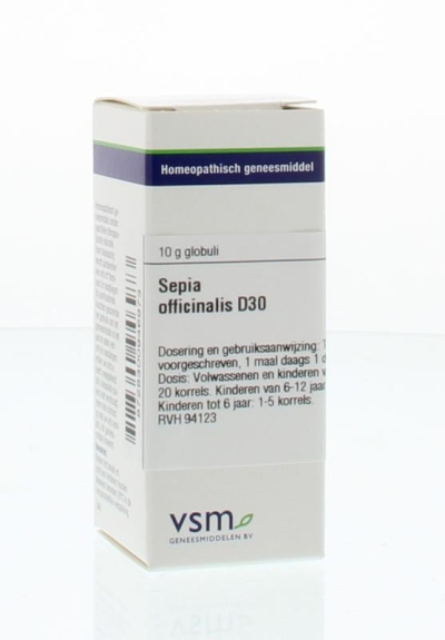 Foto van Vsm sepia officinalis d30 10g via drogist