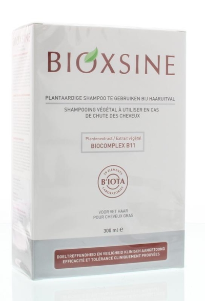 Foto van Bioxsine haargroei shampoo vet haar 300ml via drogist