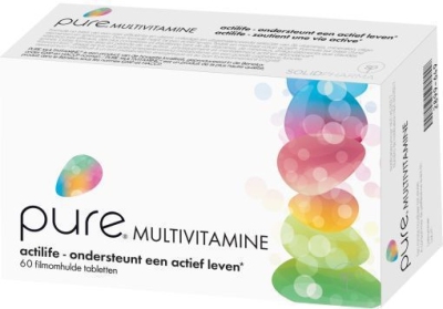 Foto van Pure multivitamine 60tab via drogist
