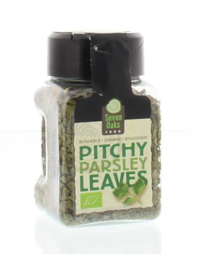 Foto van Seven oaks food pitchy parsley leaves bio 9g via drogist