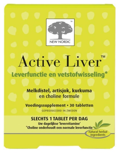 New nordic active liver 30tab  drogist