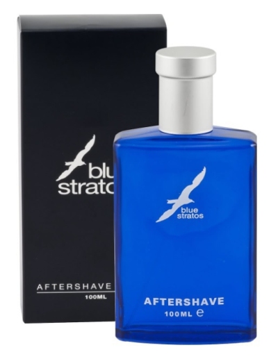 Foto van Blue stratos aftershave spray 100ml via drogist