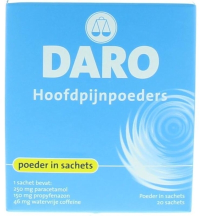 Daro hoofdpijnpoeder 20st  drogist