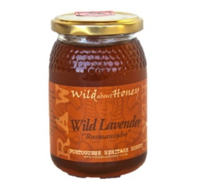Foto van Wild about honey honey wilde lavende 500gr via drogist