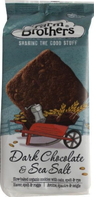 Farm brothers choco & zeezout koekjes 150g  drogist