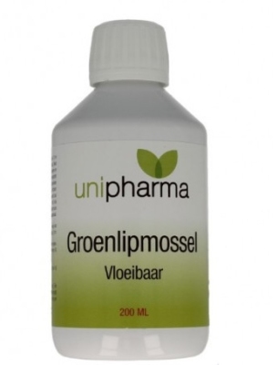 Foto van Unipharma groenlipmossel vloeibaar 200ml via drogist
