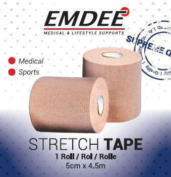 Emdee easystretch tape 5 cm x 4.5 m 1st  drogist