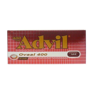 Advil ovaal 400mg 20drag  drogist
