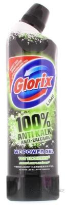 Foto van Glorix wc powergel anti kalk lime 750ml via drogist