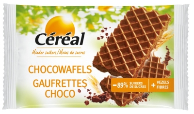 Foto van Cereal chocowafels suikervrij maltitol 12 x 90g via drogist
