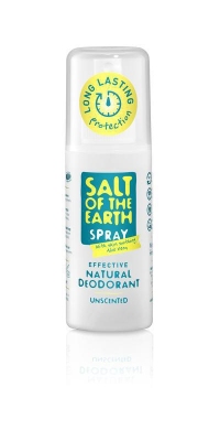 Foto van Crystal spring salt of the earth classic deodorant spray 100ml via drogist