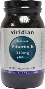 Foto van Viridian vitamine e natural 401 90 capsules via drogist
