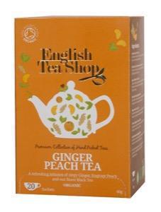 Foto van English tea shop ginger peach 20bt via drogist